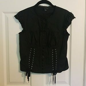 Never worn MODA International Corset top size M